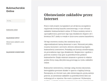 Tablet Screenshot of bukmacherskie-online.com.pl